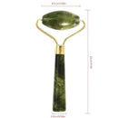 Facial Massage Roller Guasha Scraping Board Set Double Heads Jade Stone Face Massager Lift Body Slim Neck Thin Lift Tools AExp