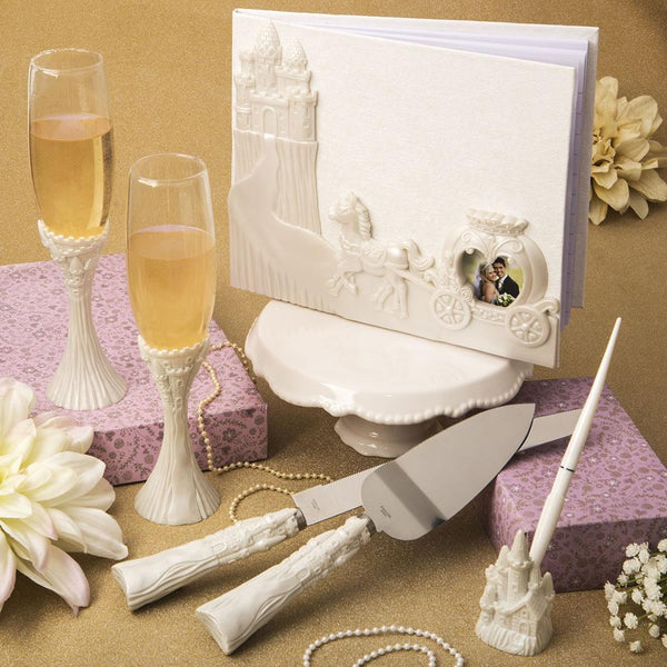 Fairytale design / Cinderella themed wedding accessory set-Wedding Cake Accessories-JadeMoghul Inc.