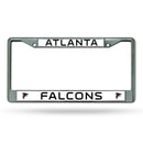 Cool License Plate Frames Falcons Chrome Frame