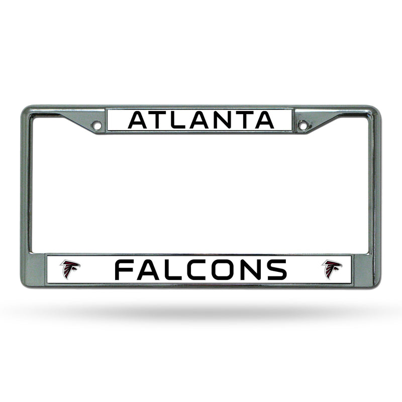 Cool License Plate Frames Falcons Chrome Frame