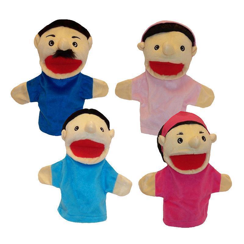 FAMILY BIGMOUTH PUPPETS HISPANIC-Toys & Games-JadeMoghul Inc.