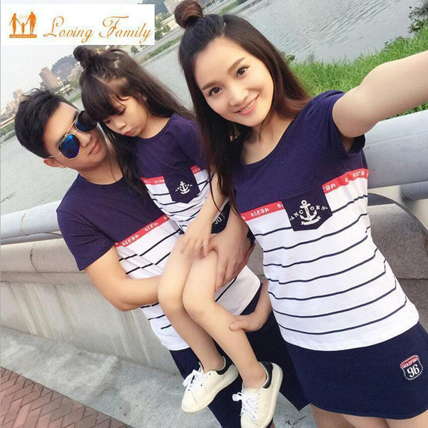 Family Look 2017 Summer Family clothing Mother Daughter Dress Family Matching Outfits Cotton Father Son T-shirt and pant-Pants-Mom S-JadeMoghul Inc.