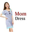 Family Matching Summer Outfits-Grey Mom dress-XXL-JadeMoghul Inc.