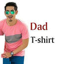 Family Matching Summer Outfits-pink Dad t shirt-S-JadeMoghul Inc.