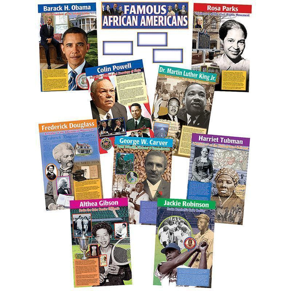FAMOUS AFRICAN AMERICANS BB SET-Learning Materials-JadeMoghul Inc.