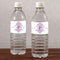Fanciful Monogram Water Bottle Label Indigo Blue (Pack of 1)-Wedding Ceremony Stationery-Charcoal-JadeMoghul Inc.