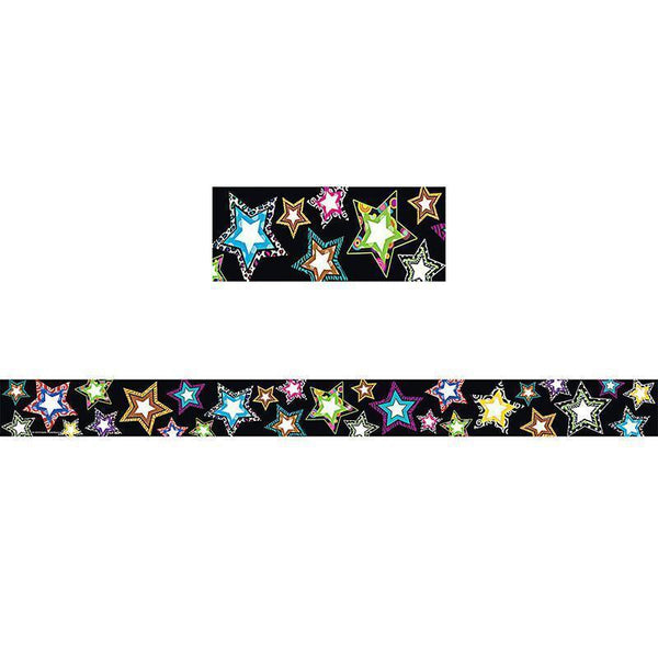 FANCY STARS STRAIGHT BORDER TRIM-Learning Materials-JadeMoghul Inc.