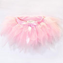 Fanfiluca Baby Girls Tutu Skirt 3 Layers Super Soft Mesh Lace Baby Tutu Skirts 4 Colors for 3M-24M-Pink-0-3 months-JadeMoghul Inc.