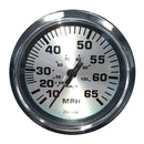 Faria 4" Speedometer (65 MPH) Pitot - Spun Silver [36010]-Gauges-JadeMoghul Inc.