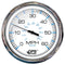 Faria 5" Speedometer (60 MPH) GPS (Studded) Chesapeake White w-Stainless Steel [33861]-Gauges-JadeMoghul Inc.