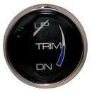 Faria Chesapeake Black 2" Trim Gauge (Mercury - Mariner - Mercruiser - Volvo DP - Yamaha-2001 and newer) [13707]-Gauges-JadeMoghul Inc.