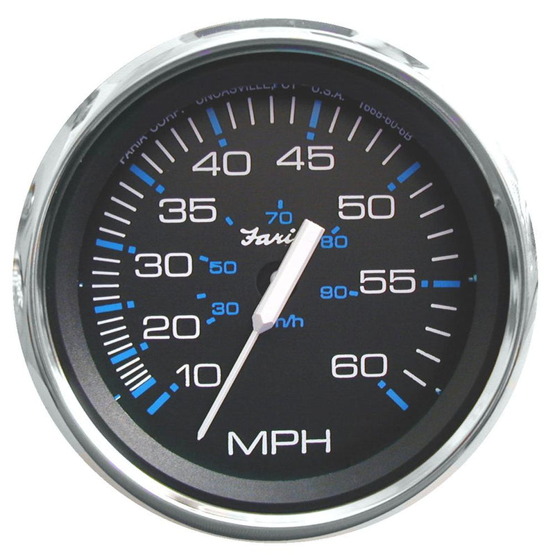 Faria Chesapeake Black SS 4" Speedometer - 60MPH (Mechanical) [33704]-Gauges-JadeMoghul Inc.