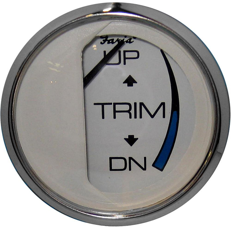 Faria Chesapeake White SS 2" Trim Gauge (J-E-Suzuki Outboard) [13809]-Gauges-JadeMoghul Inc.