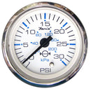 Faria Chesapeake White SS 2" Water Pressure Gauge - 30 PSI [13812]-Gauges-JadeMoghul Inc.