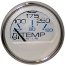 Faria Chesapeake White SS 2" Water Temperature Gauge (100-250 DegreeF) [13804]-Gauges-JadeMoghul Inc.