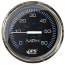 Faria Chesepeake Black SS 4" Studded Speedometer - 60MPH (GPS) [33749]-Gauges-JadeMoghul Inc.