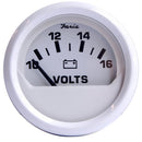 Faria Dress White 2" Voltmeter (10-16 VDC) [13120]-Gauges-JadeMoghul Inc.