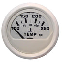 Faria Dress White 2" Water Temperature Guage (100-250 DegreeF) [13110]-Gauges-JadeMoghul Inc.