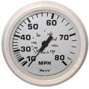 Faria Dress White 4" Speedometer - 80MPH (Mechanical) [33113]-Gauges-JadeMoghul Inc.