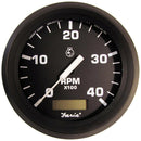 Faria Euro 4" Tachometer w-Hourmeter (4000 RPM) (Diesel) (Mech Takeoff Var Ratio Alt) [32834]-Gauges-JadeMoghul Inc.