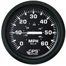 Faria Euro Black 4" Speedometer 60MPH -GPS [32816]-Gauges-JadeMoghul Inc.