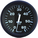 Faria Euro Black 4" Tachometer - 6,000 RPM (Gas - Inboard & I-O) [32804]-Gauges-JadeMoghul Inc.