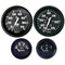 Faria Euro Black Boxed Set - Outboard Motors [KT9796]-Gauges-JadeMoghul Inc.