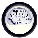 Faria Euro White 2" Water Temperature Gauge (100-250 DegreeF) [12904]-Gauges-JadeMoghul Inc.