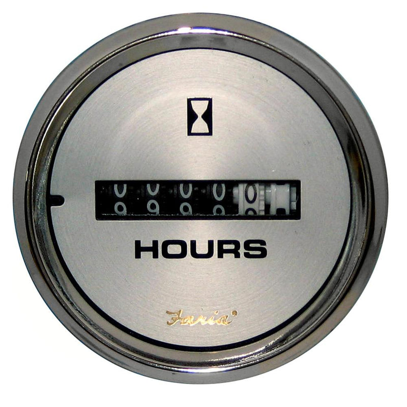 Faria Kronos 2" Hourmeter (10,000 Hrs) (12-32 VDC) [19020]-Gauges-JadeMoghul Inc.