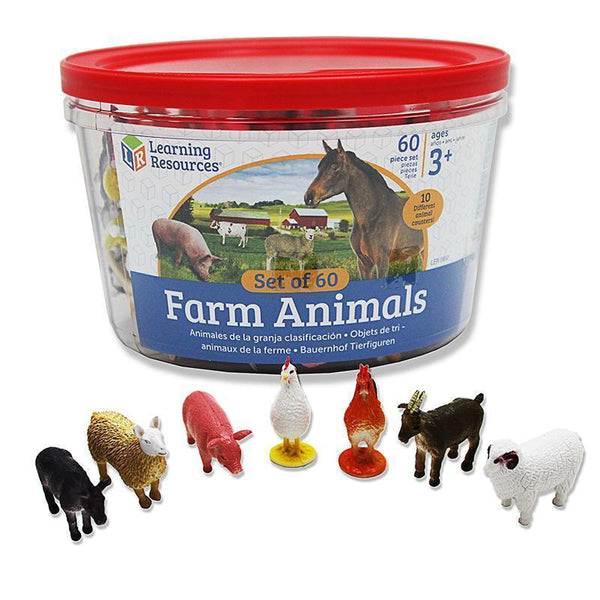 FARM ANIMAL COUNTERS-Learning Materials-JadeMoghul Inc.