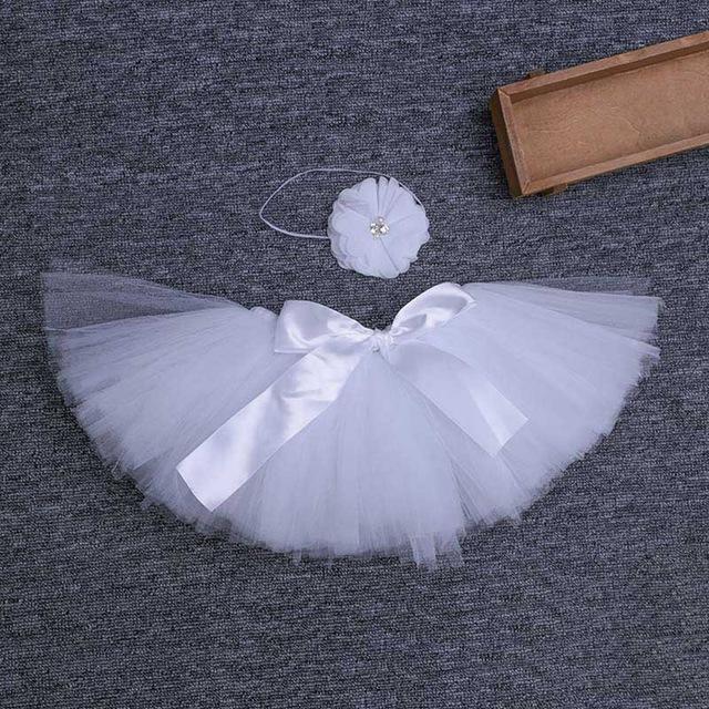 Fashion !! 2017 New Style Newborn Baby Girls Clothes Set Newborn Baby Photography Props Kids tutu For Girls Skirt And Headwear-S-JadeMoghul Inc.
