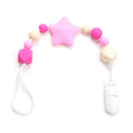 Fashion Baby Pacifier Clips Baby Chewable Silicone Beads Silicone Baby Pacifier BPA Free Wholesale Silicone Necklace Holder-3-JadeMoghul Inc.