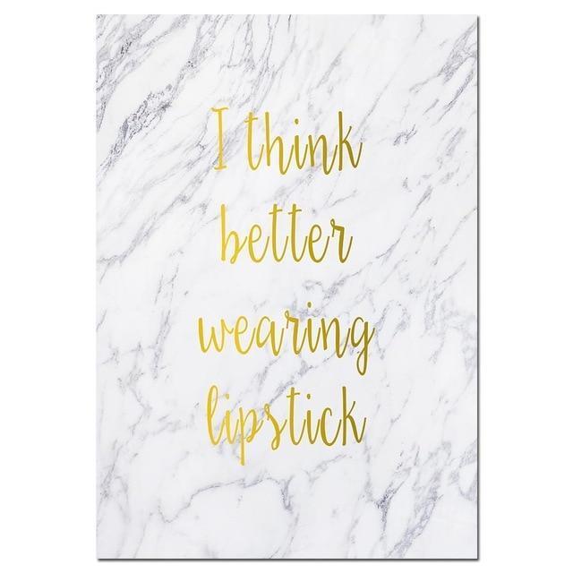 Fashion Canvas Art Poster Print Perfume Eyelashes Marble Painting Nordic Style Wall Picture for Living Room Decor-A4 21x30cm No Frame-Picture 5-JadeMoghul Inc.