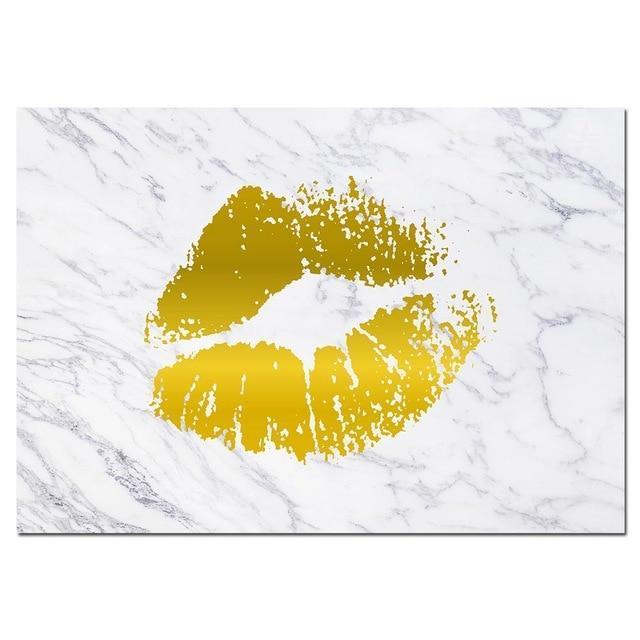 Fashion Canvas Art Poster Print Perfume Eyelashes Marble Painting Nordic Style Wall Picture for Living Room Decor-A4 21x30cm No Frame-Picture 7-JadeMoghul Inc.