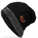 Fashion Caps For Men - Thick Winter Women Beanie - Knitted Hat-black-JadeMoghul Inc.
