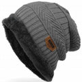 Fashion Caps For Men - Thick Winter Women Beanie - Knitted Hat-Grey-JadeMoghul Inc.