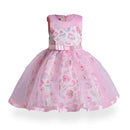 Fashion Clothing New Style Lovely Girl Dress Princess Design Pink Ice Cream Pattern Cotton Print Dress TIY