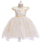 Fashion Clothing Special Design Girl Tassel Design Pure Color Princess Dress TIY
