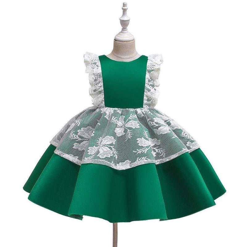 Fashion Clothing Sweet Girl Lace Design Party Princess Dress TIY