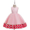Fashion Clothing Sweet Girl Sleeveless Flower Design Tutu Princess Dress TIY