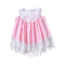 Sweet Girls Cotton Lace Design Sleeveless Dress