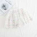 Sweet Girls Multicolor Dot Print Tutu Skirts