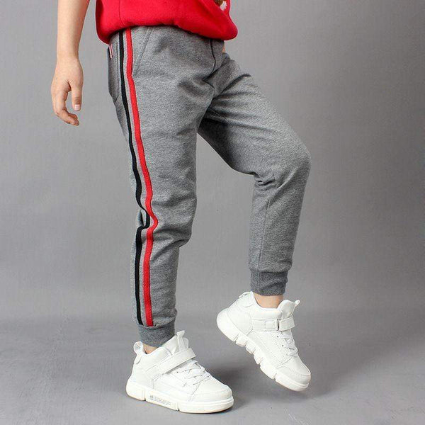 Teenager Boys Side Double Color Casual Pants