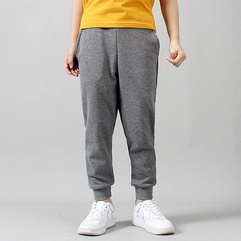 Teenager Boys Side Print Soft Sport Casual Pants