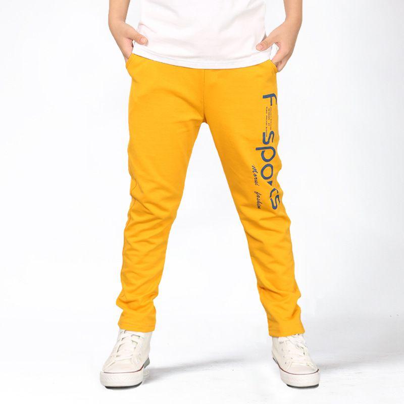 Teenager Junior Letter Print Lace-up Sport Pants