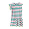 Unique Style Girl Youth Stripes Printed Dress