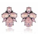 Fashion crystal Women Earrings Opal Stone Stud Earrings Christmas Party 2016 Brand New Elegant Crystal Earrings For Women gift-opal pink-JadeMoghul Inc.
