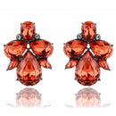 Fashion crystal Women Earrings Opal Stone Stud Earrings Christmas Party 2016 Brand New Elegant Crystal Earrings For Women gift-red-JadeMoghul Inc.