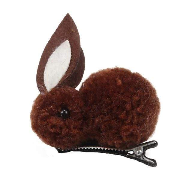 Fashion Cute Ball Rabbit Hair Ring Female Tie Rope Korean Elastic Rubber Hair Bands Bunny Hair Clip Children's Hair Accessories AExp