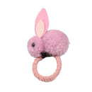 Fashion Cute Ball Rabbit Hair Ring Female Tie Rope Korean Elastic Rubber Hair Bands Bunny Hair Clip Children's Hair Accessories AExp